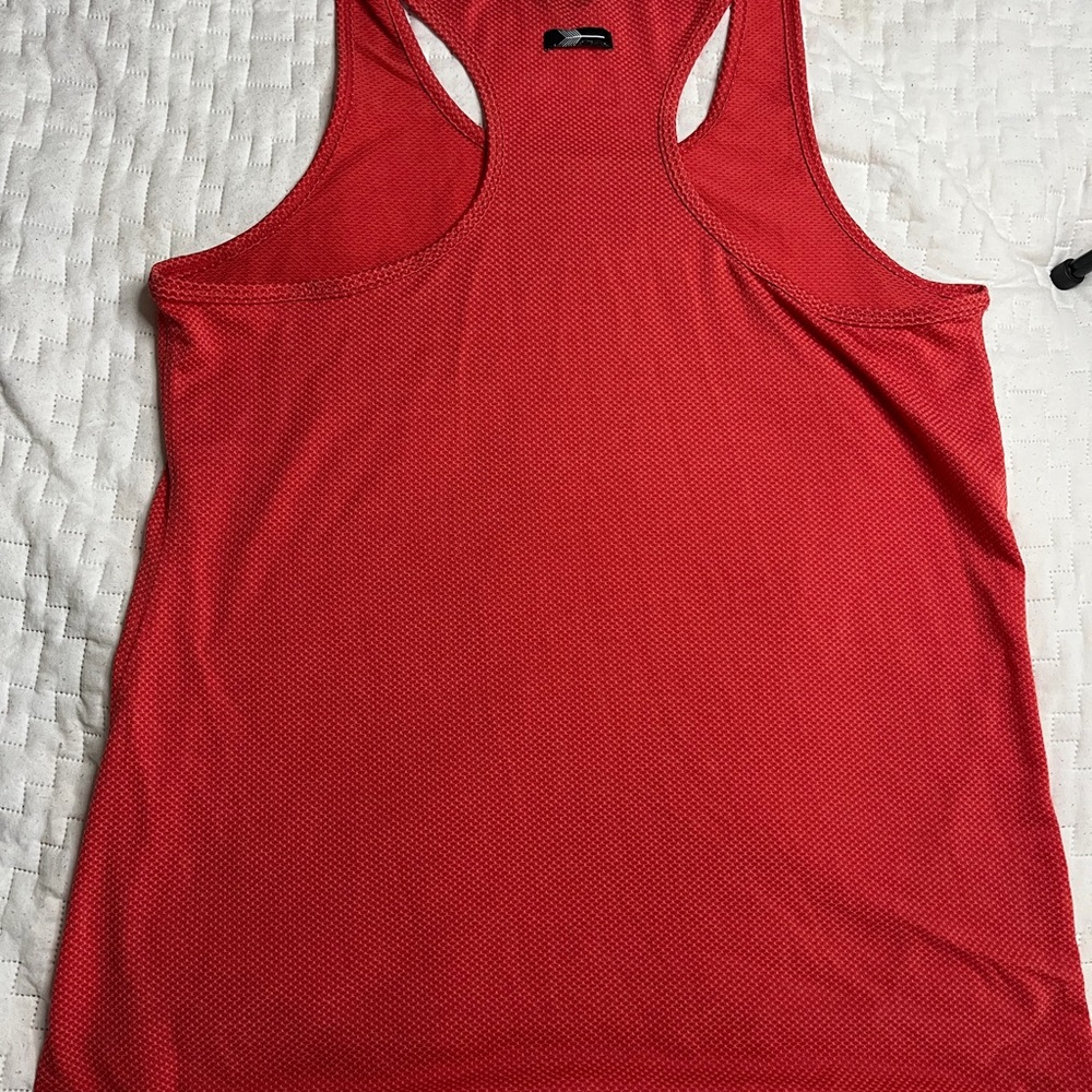 Oiselle Red Racer Back Tank Top - Picture 2 of 3